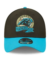 Men's New Era Black, Blue Carolina Panthers 2022 Salute To Service 39THIRTY Flex Hat