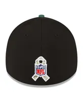 Men's New Era Black Green Bay Packers 2022 Salute To Service 39THIRTY Flex Hat