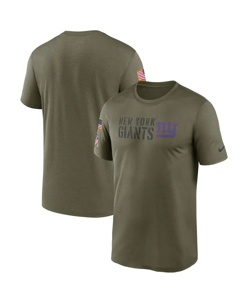 Men's Nike Olive New York Giants 2022 Salute to Service Legend Team T-shirt