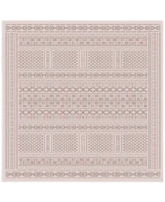 Liora Manne' Panel Stripe 7'10" x 7'10" Square Outdoor Area Rug