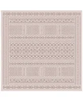 Liora Manne' Panel Stripe 7'10" x 7'10" Square Outdoor Area Rug