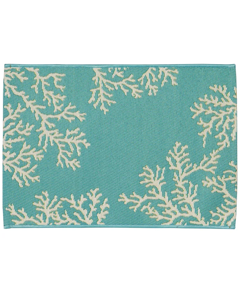 Liora Manne' Esencia Coral Edge 2' x 2'10" Area Rug