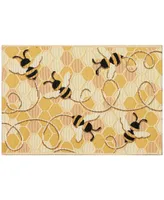 Liora Manne' Esencia Bee Free 2'5" x 3'11" Area Rug