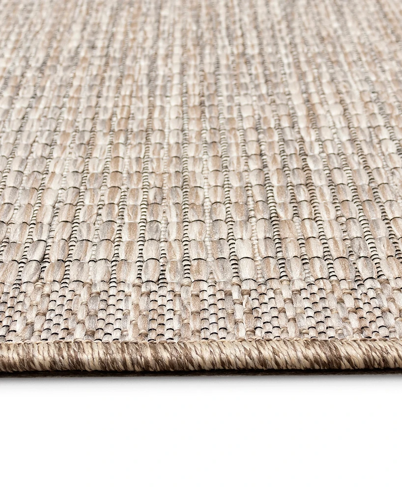 Liora Manne' Orly Texture 5'3" x 7'3" Outdoor Area Rug