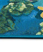 Liora Manne' Esencia Koi Pond 2'5" x 3'11" Area Rug