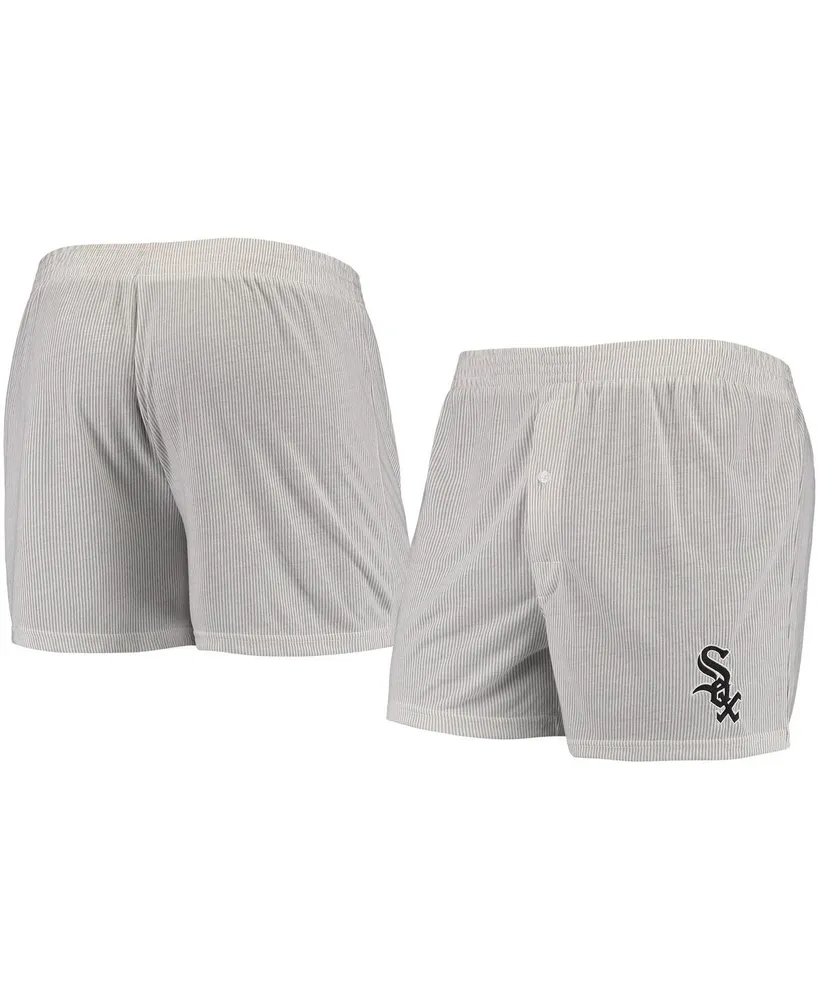 New York Yankees Concepts Sport Vigor Boxer Shorts - White, Size: Large