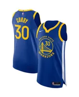 Men's Nike Stephen Curry Royal Golden State Warriors 2020/21 Authentic Jersey - Icon Edition