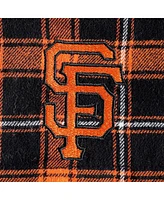 Men's Concepts Sport Black, Orange San Francisco Giants Ledger Flannel Boxers