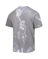 Men's Mitchell & Ness Clyde Drexler Gray Houston Rockets Above The Rim Sublimated T-shirt