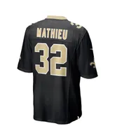 Men's Nike Tyrann Mathieu Black New Orleans Saints Game Jersey