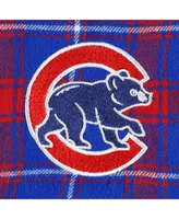 Men's Concepts Sport Royal, Red Chicago Cubs Ledger Flannel Boxers