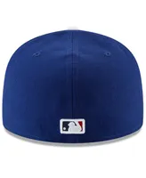 Men's New Era Royal Los Angeles Dodgers 2022 Postseason Side Patch 59FIFTY Fitted Hat