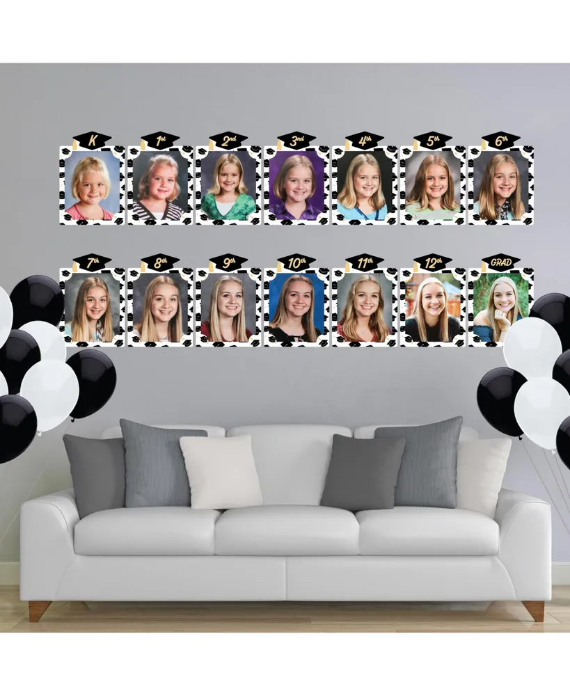 Big Dot of Happiness Goodbye High School, Hello College - 8 x 10 inches K-12 School Photo Holder - Diy Graduation Party Decor - Picturific Display