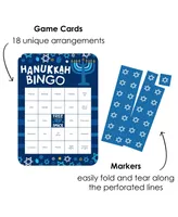 Big Dot of Happiness Hanukkah Menorah Bingo Cards and Markers Chanukah Holiday Party Bingo Game 18 Ct