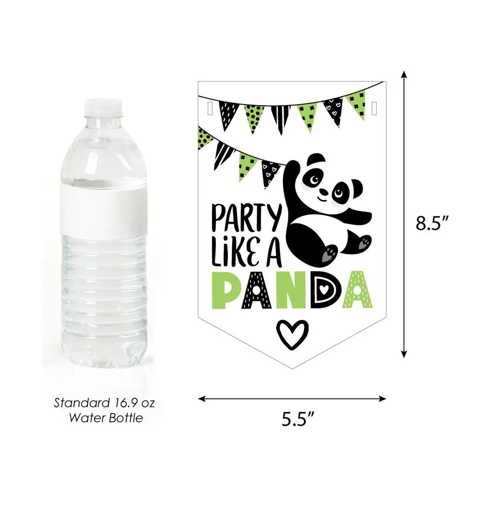 Party Like a Panda Bear - Bunting Banner - Party Decorations - Welcome Baby