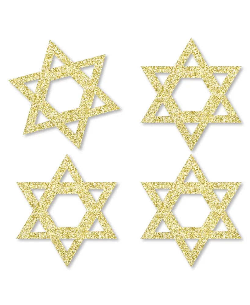  Gold Glitter Star - No-Mess Real Gold Glitter Cut-Outs