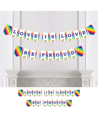 Love is Love - Pride Bunting Banner Party Decor - Love is Love Be Proud