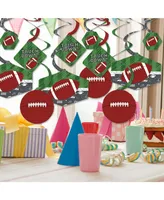 End Zone - Football - Party Hanging Decor - Party Decoration Swirls - Set of 40