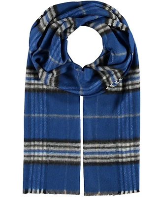 V. Fraas Men's Cashmink Classic Plaid Muffler