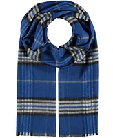 V. Fraas Men's Cashmink Classic Plaid Muffler