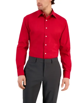 Club Room Men's Regular Fit Solid Dress Shirt, Created for Macy's
