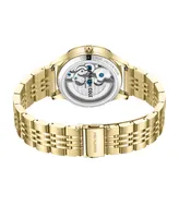 Kenneth Cole New York Women's Automatic Gold-Tone Stainless Steel Bracelet Watch 34.5mm