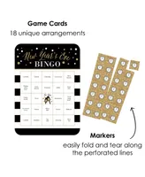 New Year's Eve - Gold - Bar Bingo Cards & Markers - Party Bingo Game - 18 Ct