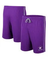 Men's Colosseum Purple Kansas State Wildcats Thunder Slub Shorts