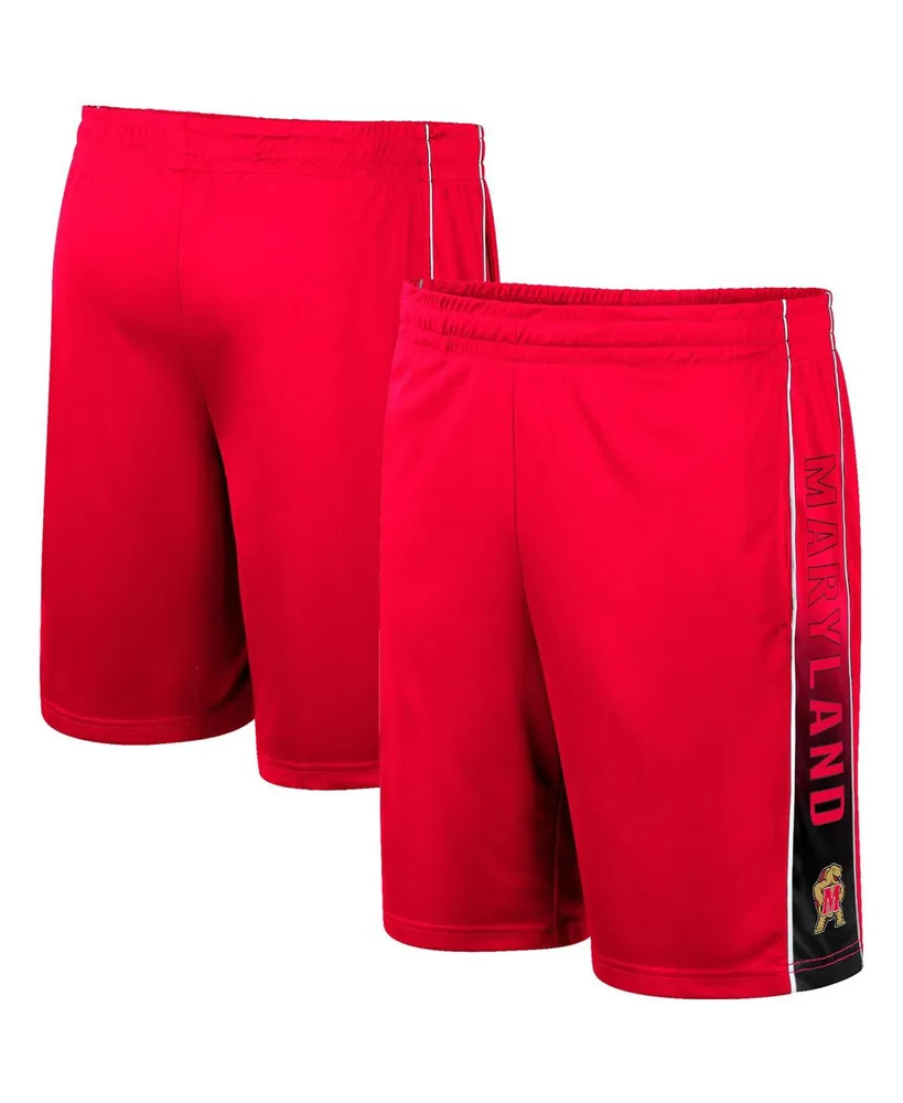 Men's Colosseum Red Maryland Terrapins Lazarus Shorts