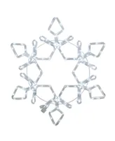 Northlight Led Rope Light Snowflake Christmas Decoration, 24"