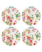 kate spade new york Garden Floral Accent Plates, Set of 4