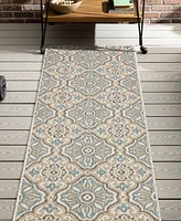 Mohawk Malibu Outdoor Portugal Tile 2'5" x 6' Area Rug