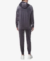 Andrew Marc Sport Women's Long Sleeve Leggings Length Velvet Hoodie