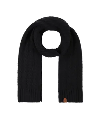 Coach Men's Leather Patch Cable Scarf