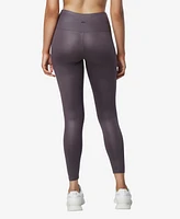 Andrew Marc Sport Women's High Rise 7/8 Length Liquid Leggings