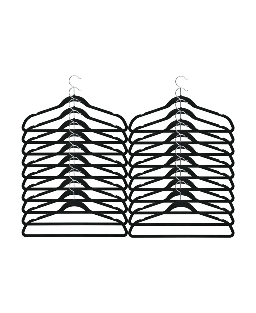 Honey Can Do Slim-Profile Non-Slip Velvet Hangers Set