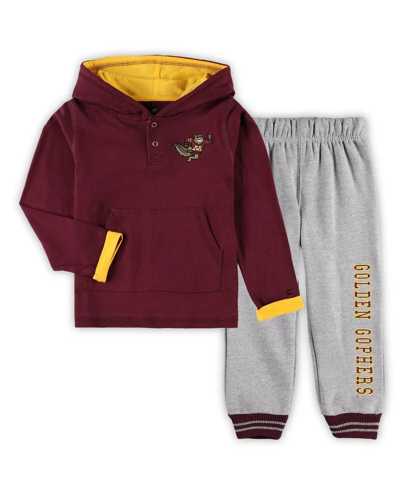 Colosseum Toddler Boys Colosseum Maroon and Heathered Gray