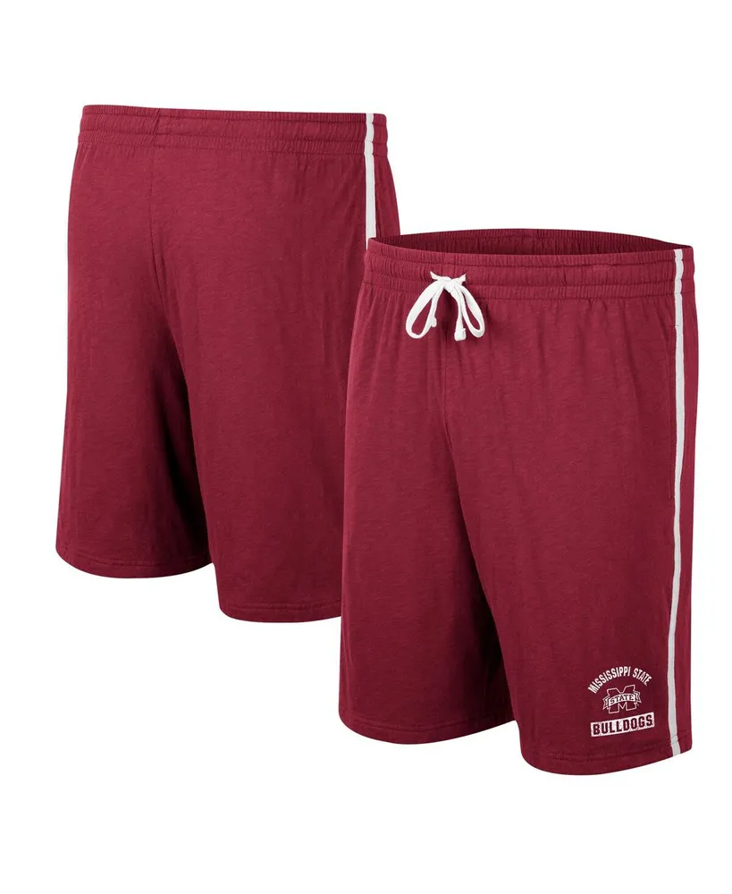 Men's Colosseum Maroon Mississippi State Bulldogs Thunder Slub Shorts