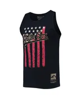 Men's Mitchell & Ness Navy Chicago White Sox Cooperstown Collection Stars and Stripes Tank Top