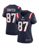 Women's Nike Ben Coates Navy New England Patriots Game Retired Player Jersey