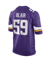 Men's Nike Matt Blair Purple Minnesota Vikings Game Retired Player Jersey