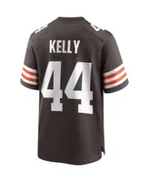 Men's Nike Leroy Kelly Brown Cleveland Browns Game Retired Player Jersey