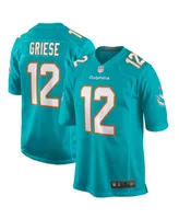 Men's Nike Bob Griese Aqua Miami Dolphins Game Retired Player Jersey