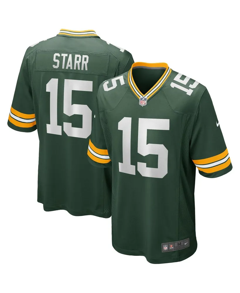Men's Nike Bart Starr Green Bay Packers Game Retired Player Jersey
