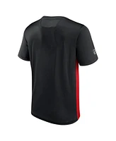 Men's Fanatics Black, Red Detroit Red Wings Authentic Pro Rink Tech T-shirt