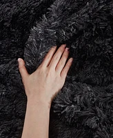Intelligent Design Malea Shaggy Faux-Fur -Pc. Duvet Cover Set