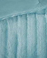 Madison Park Duke Reversible Faux Fur 3-Pc. Comforter Set