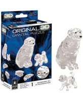 Bepuzzled 3D Crystal Dog Puppy Puzzle Set, 46 Pieces