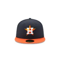 Men's New Era Navy, Orange Houston Astros 2022 World Series Champions Side Patch 59FIFTY Fitted Hat