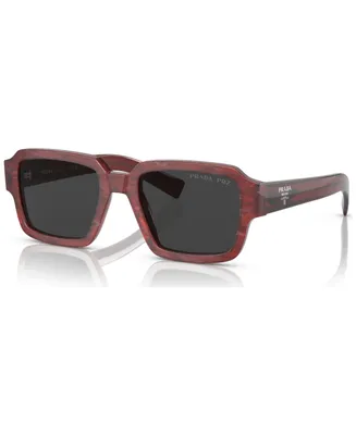 Prada Men's Polarized Sunglasses, Pr 02ZS